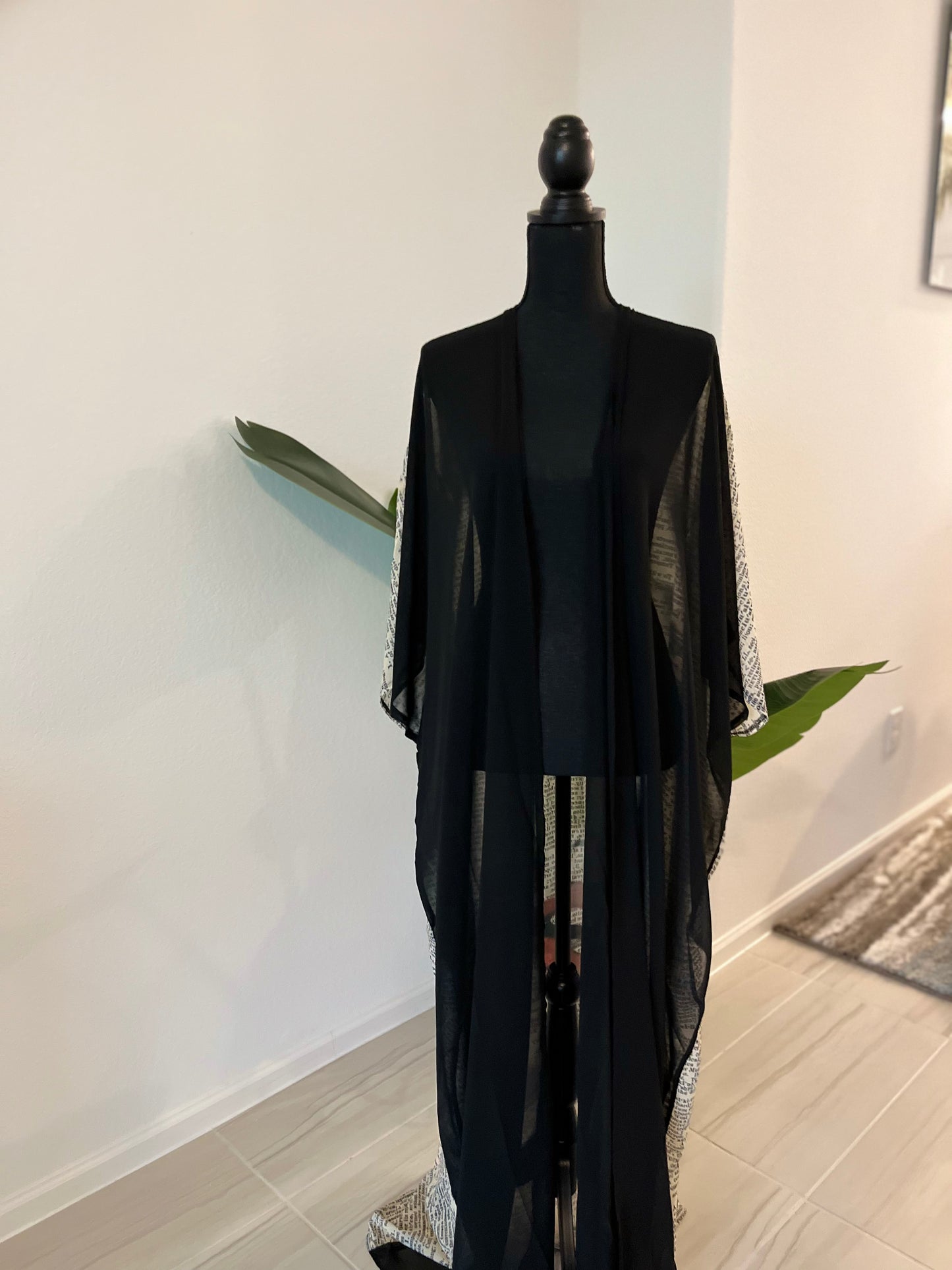 Open abaya
