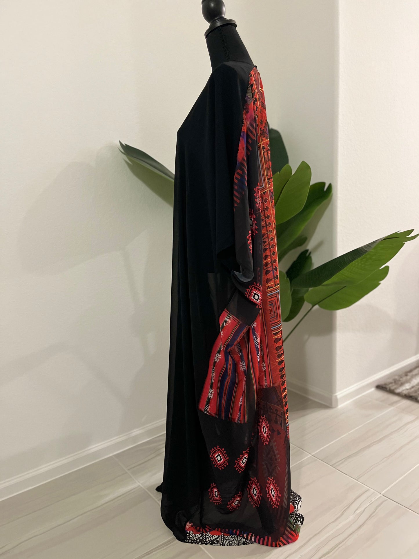 Oriental long abaya
