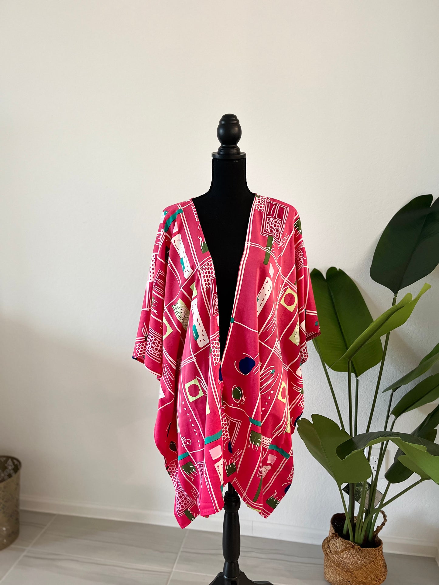 Open short kimono