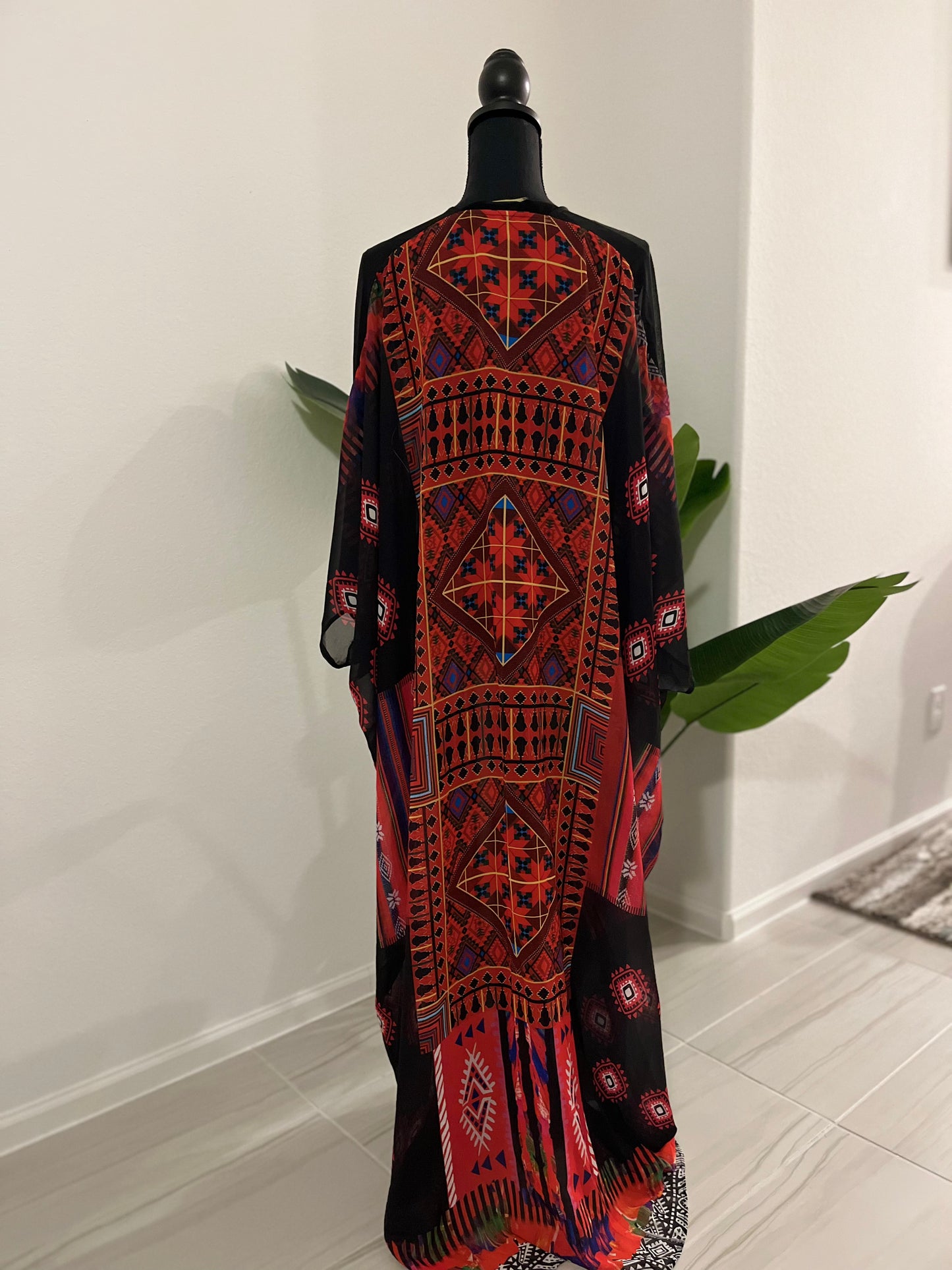 Oriental long abaya