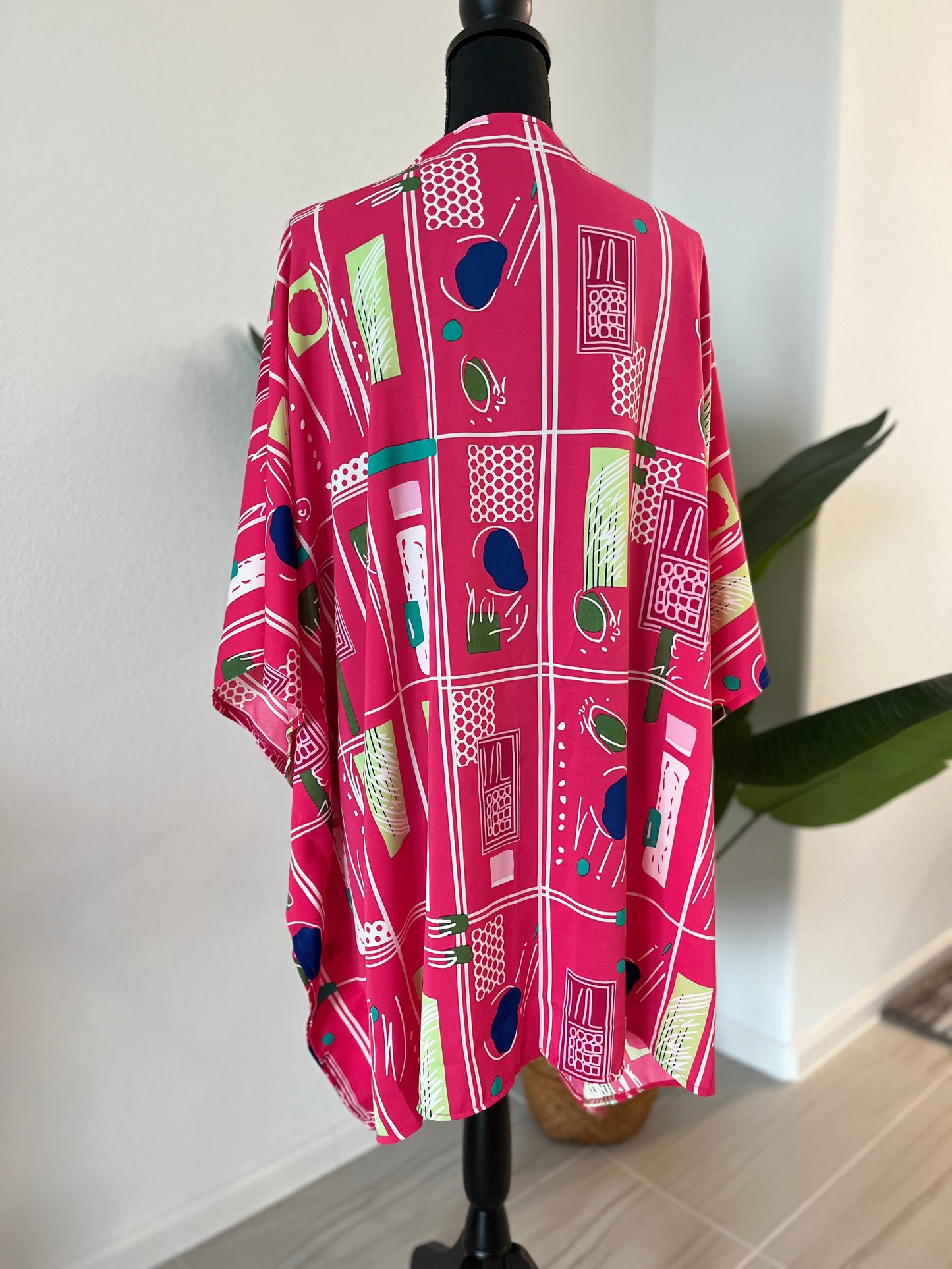 Open short kimono