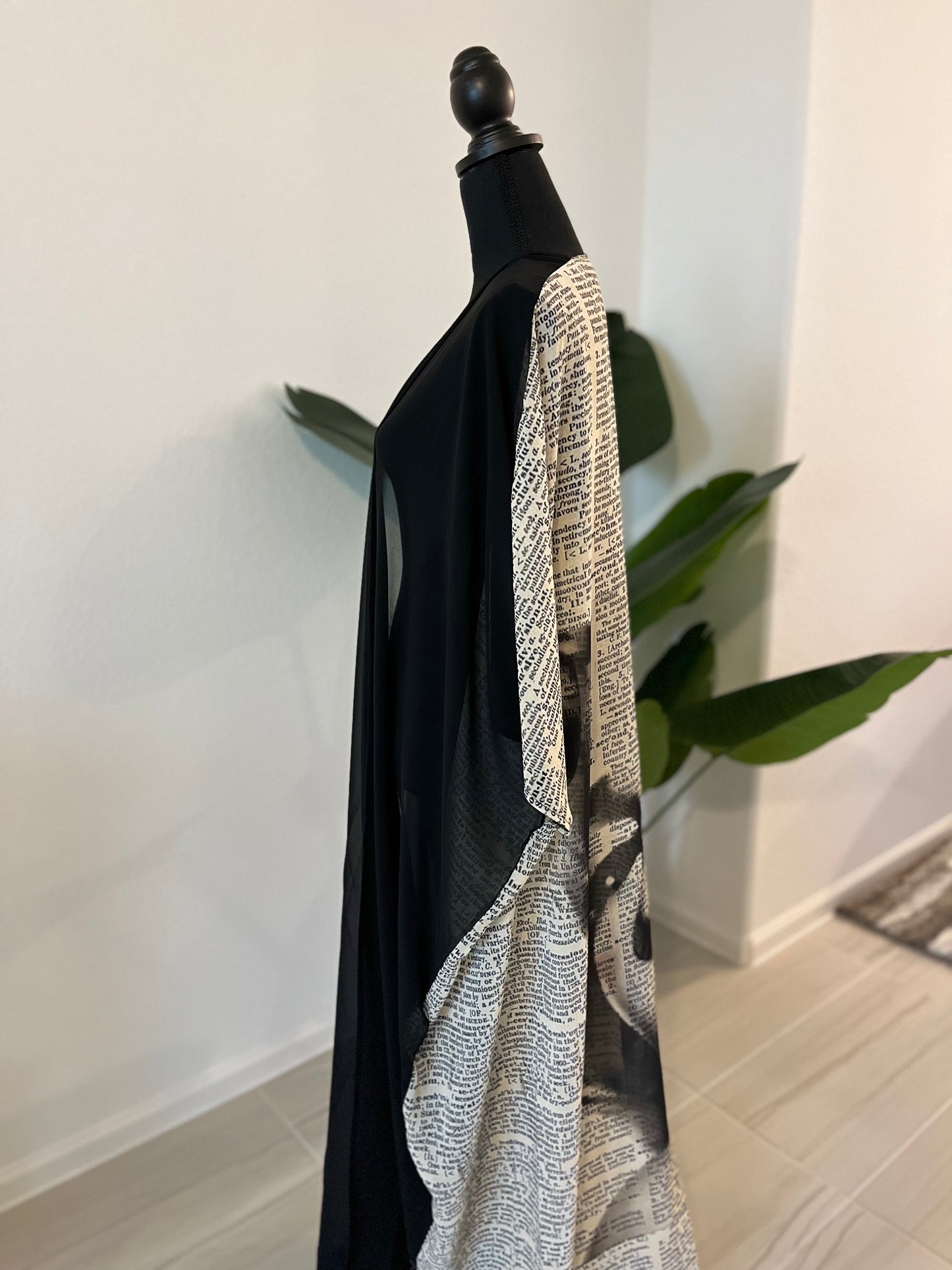 Open abaya