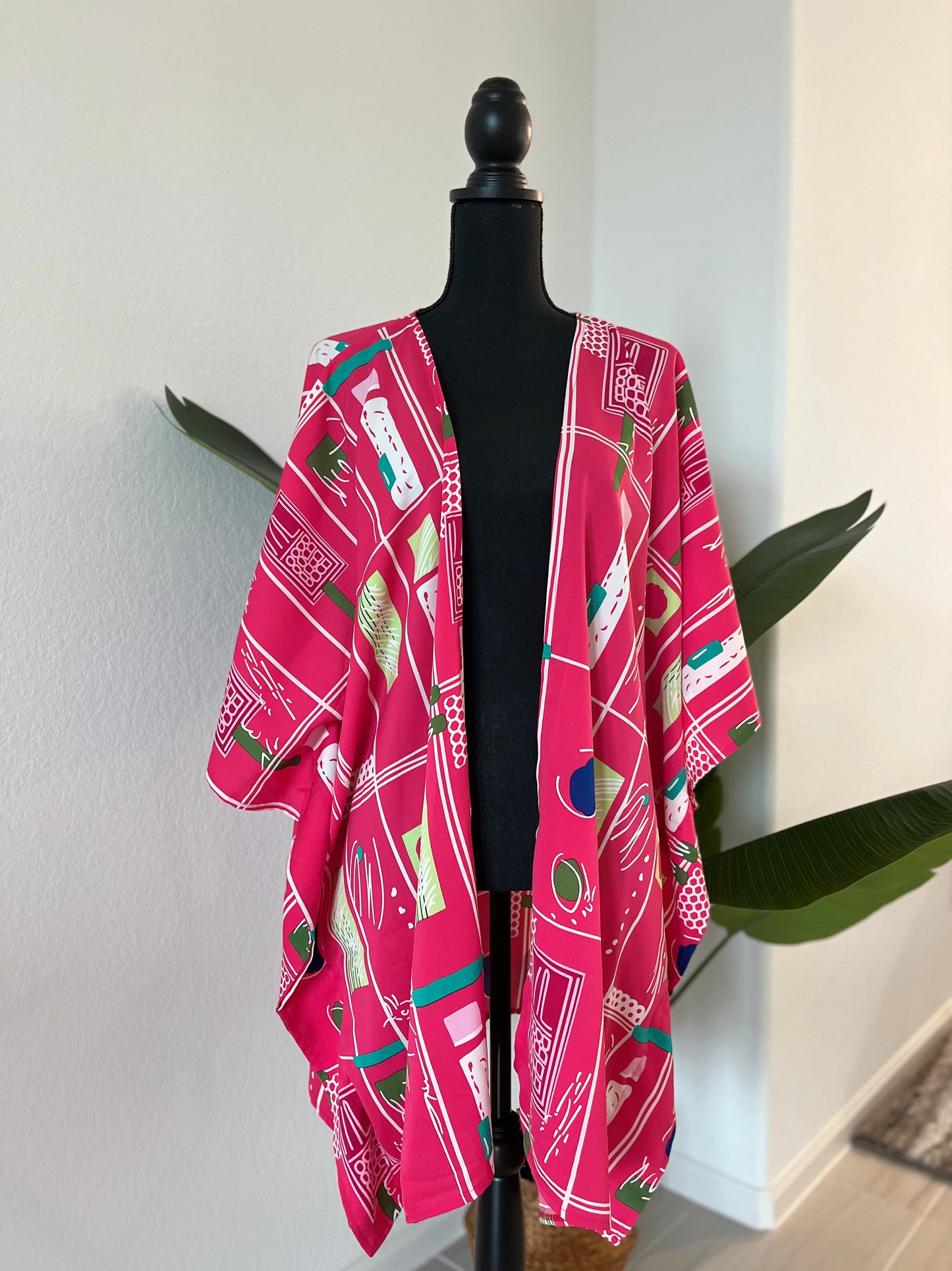 Open short kimono