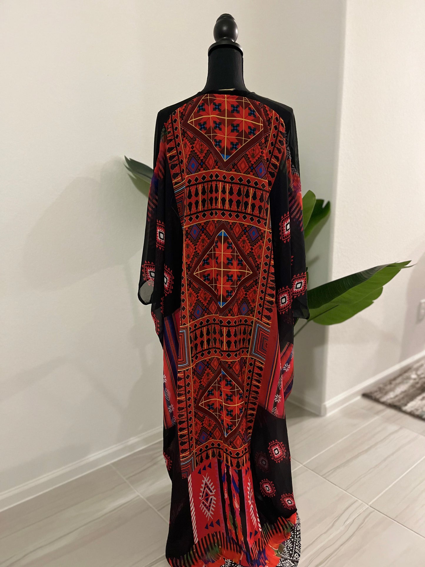 Oriental long abaya