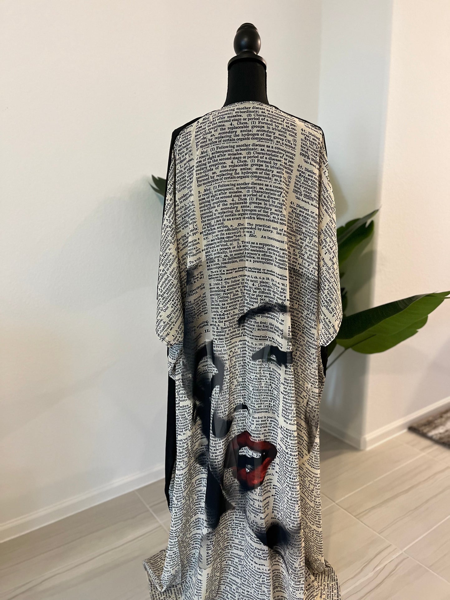 Open abaya
